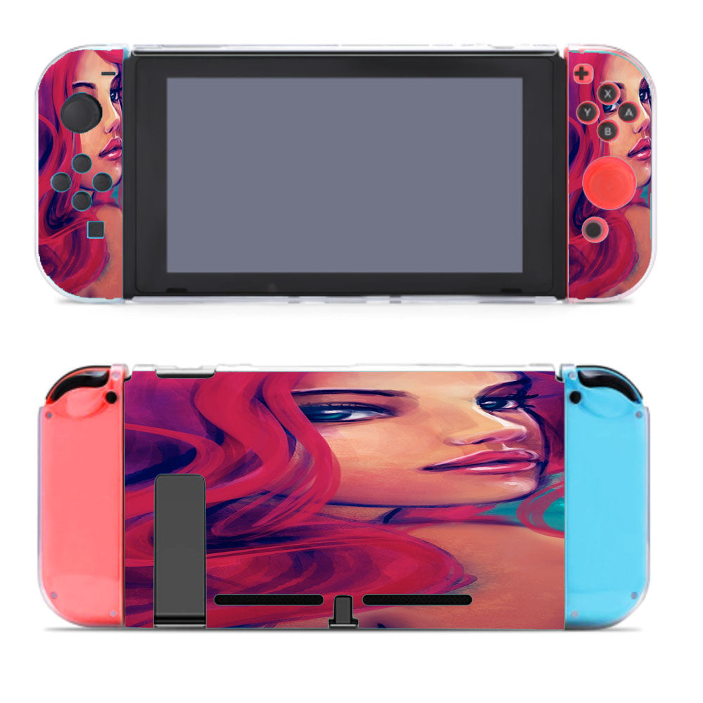 Ariel Mermaid Art Nintendo Switch Cover Case