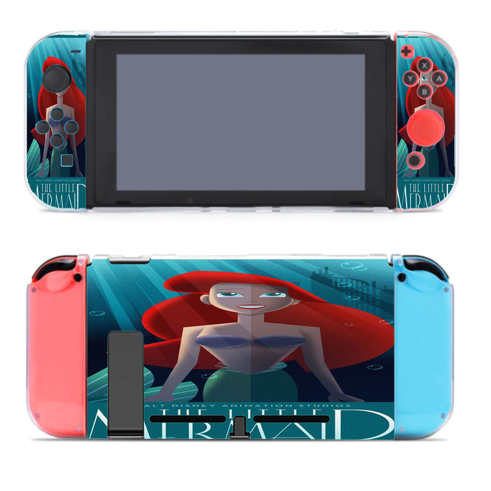 Ariel Mermaid Poster Nintendo Switch Cover Case