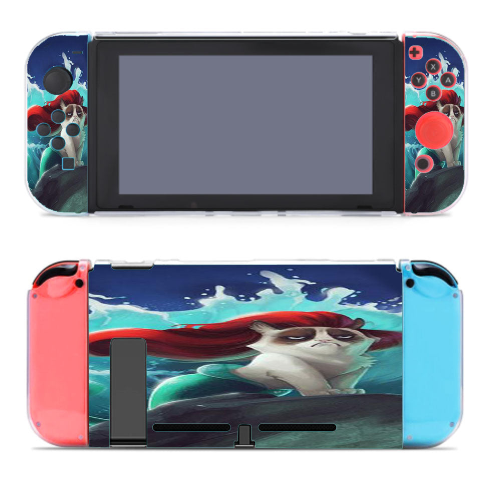 Ariel The Grumpy Cat Nintendo Switch Cover Case