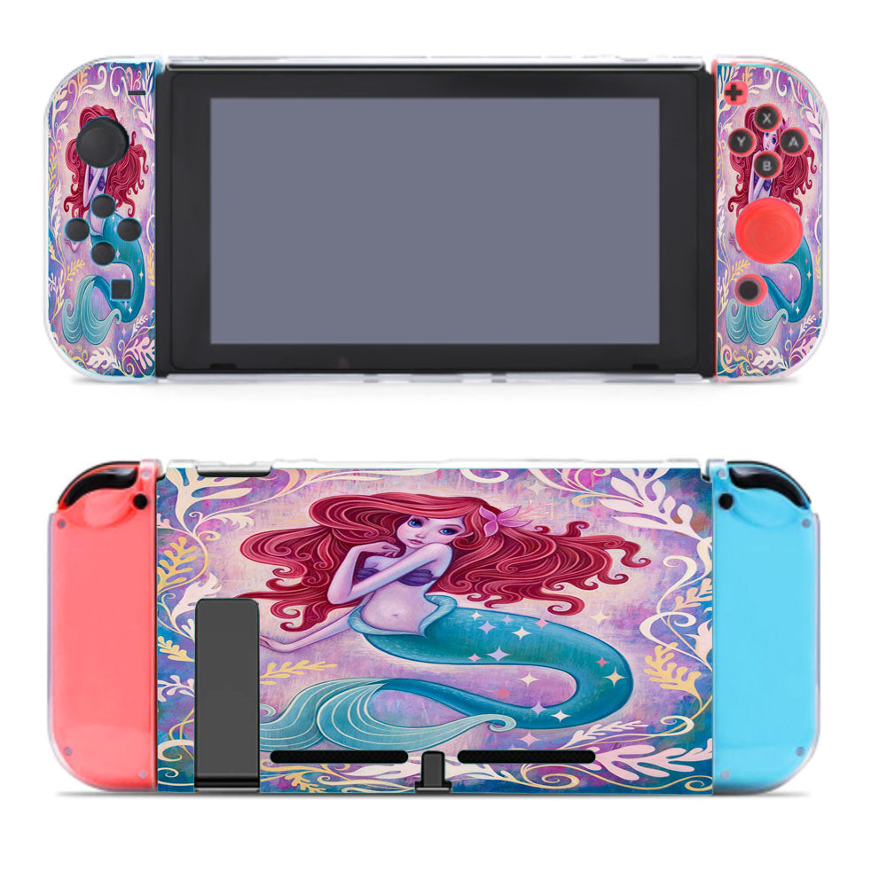 Art Ariel Little Mermaid Nintendo Switch Cover Case