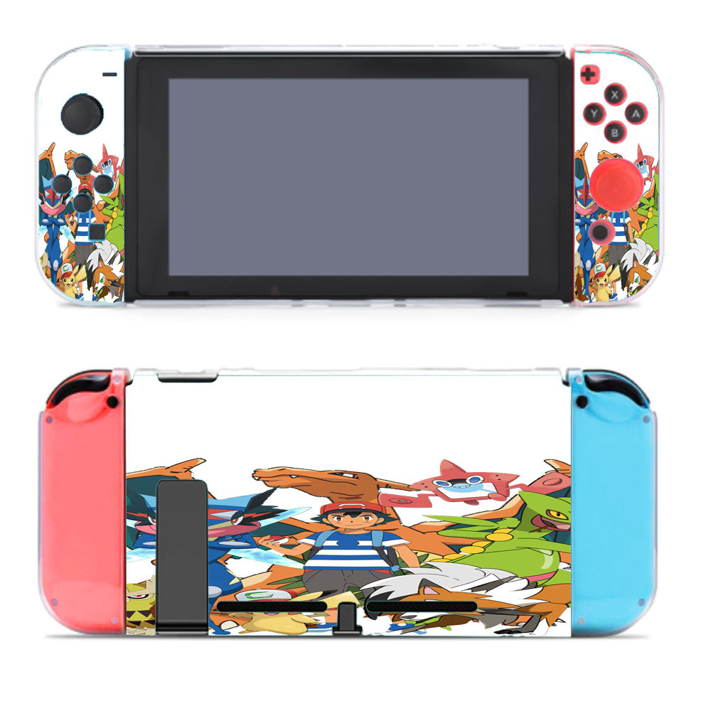 Ash Ketchum With Pokemon Collections Nintendo Switch Cover Case