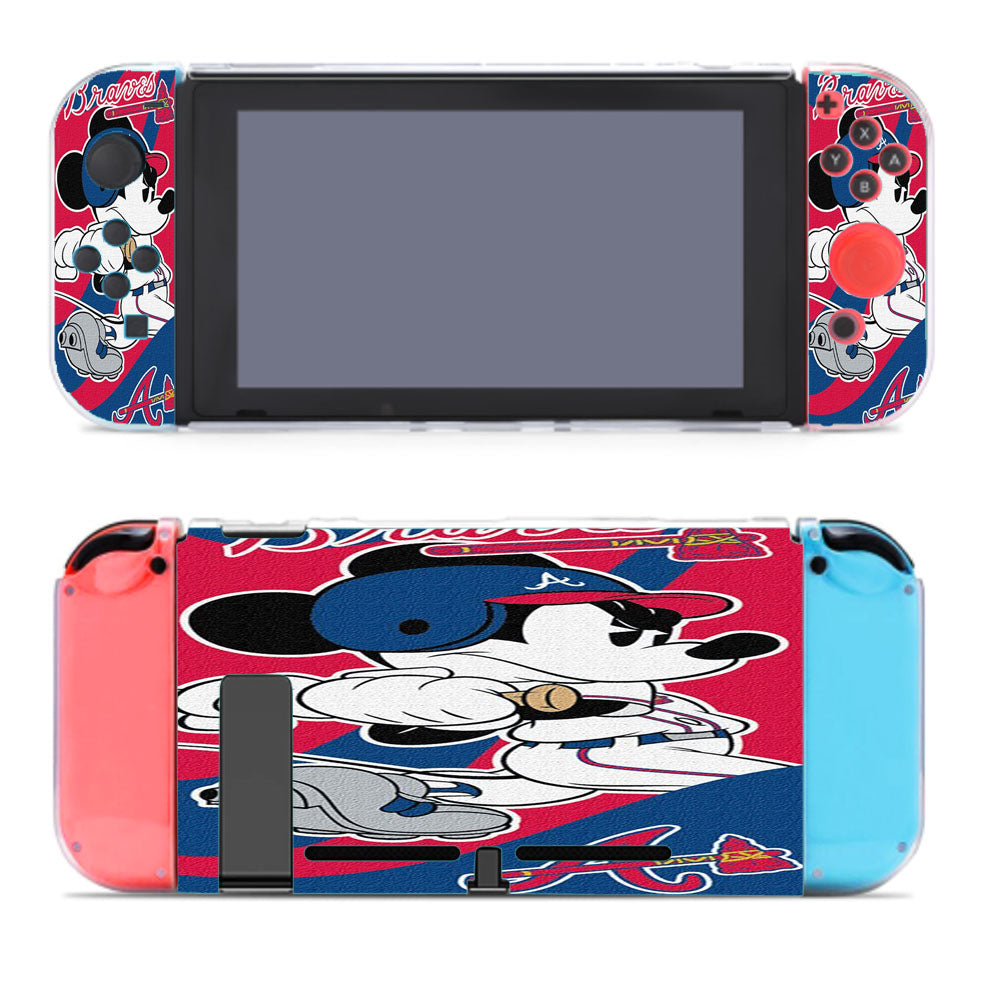 Atlanta Braves Disney Mickey Mouse Mlb Nintendo Switch Cover Case