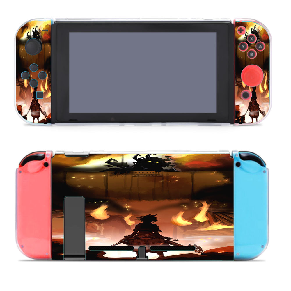 Attack On Titan Kingdom Hearts Nintendo Switch Cover Case