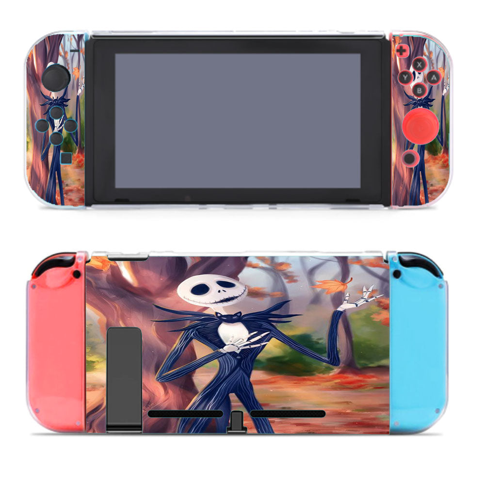 Autumn Fall And Jack Skellington Nintendo Switch Cover Case