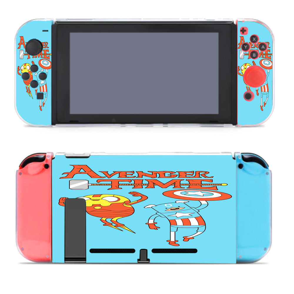 Avenger Adventure Time Blue Wallpaper Nintendo Switch Cover Case
