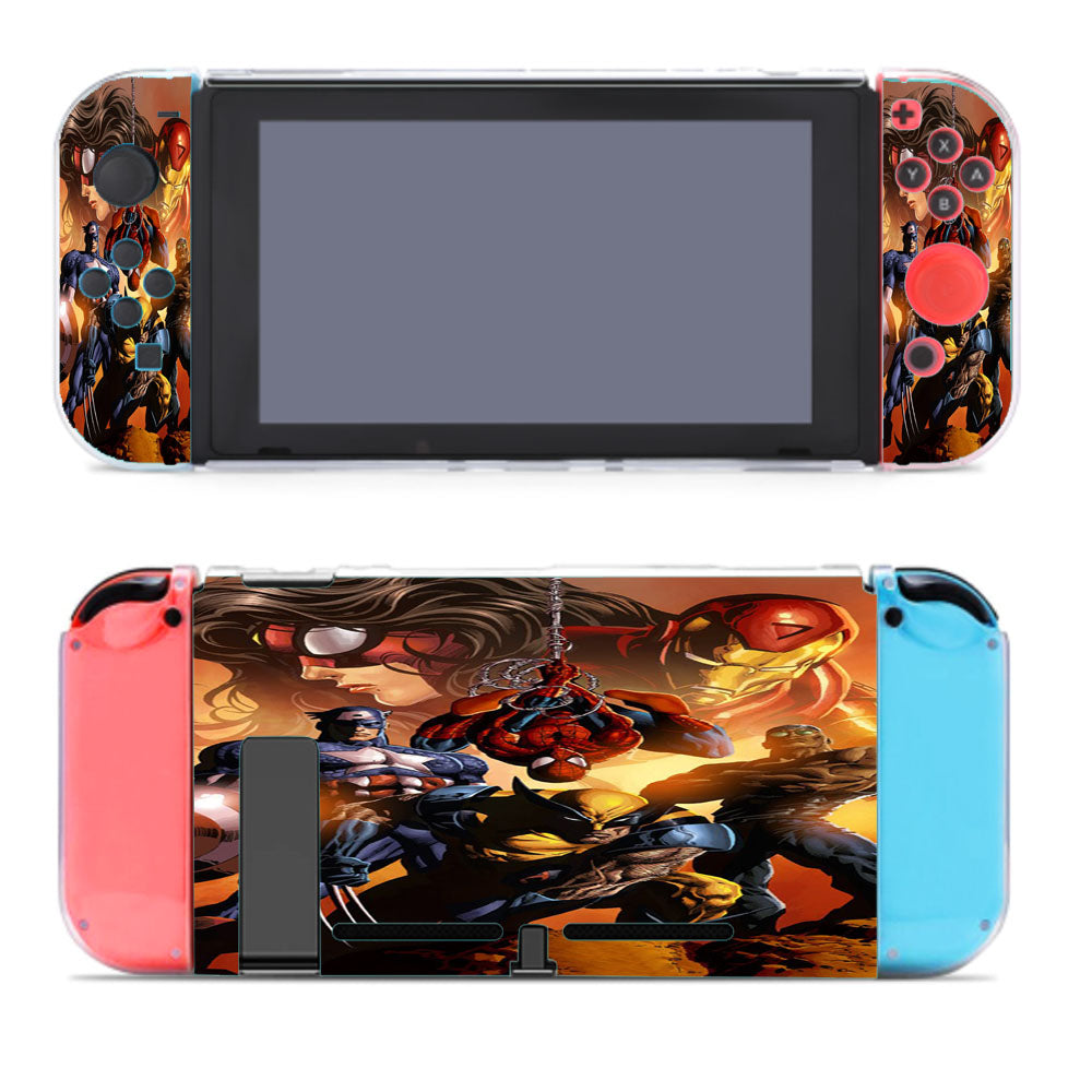 Avengers Heroes Comic Cartoon Art Nintendo Switch Cover Case