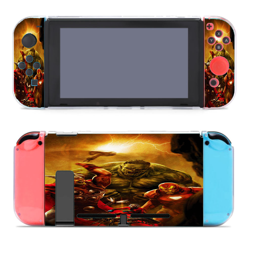 Avengers Rage Comic Nintendo Switch Cover Case