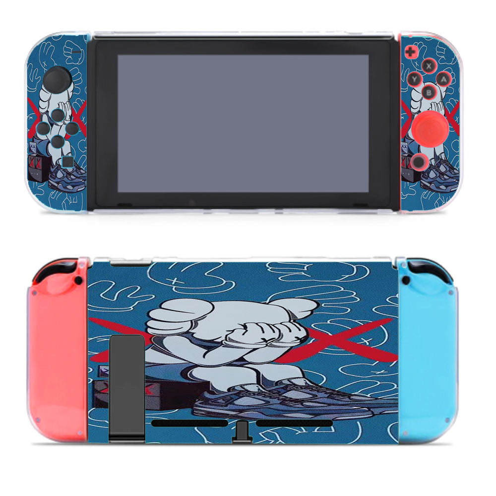 Awesome Kaws X Sesame Street Nintendo Switch Cover Case
