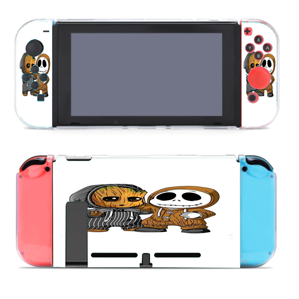 Baby Groot And Baby Jack Skellington Nintendo Switch Cover Case