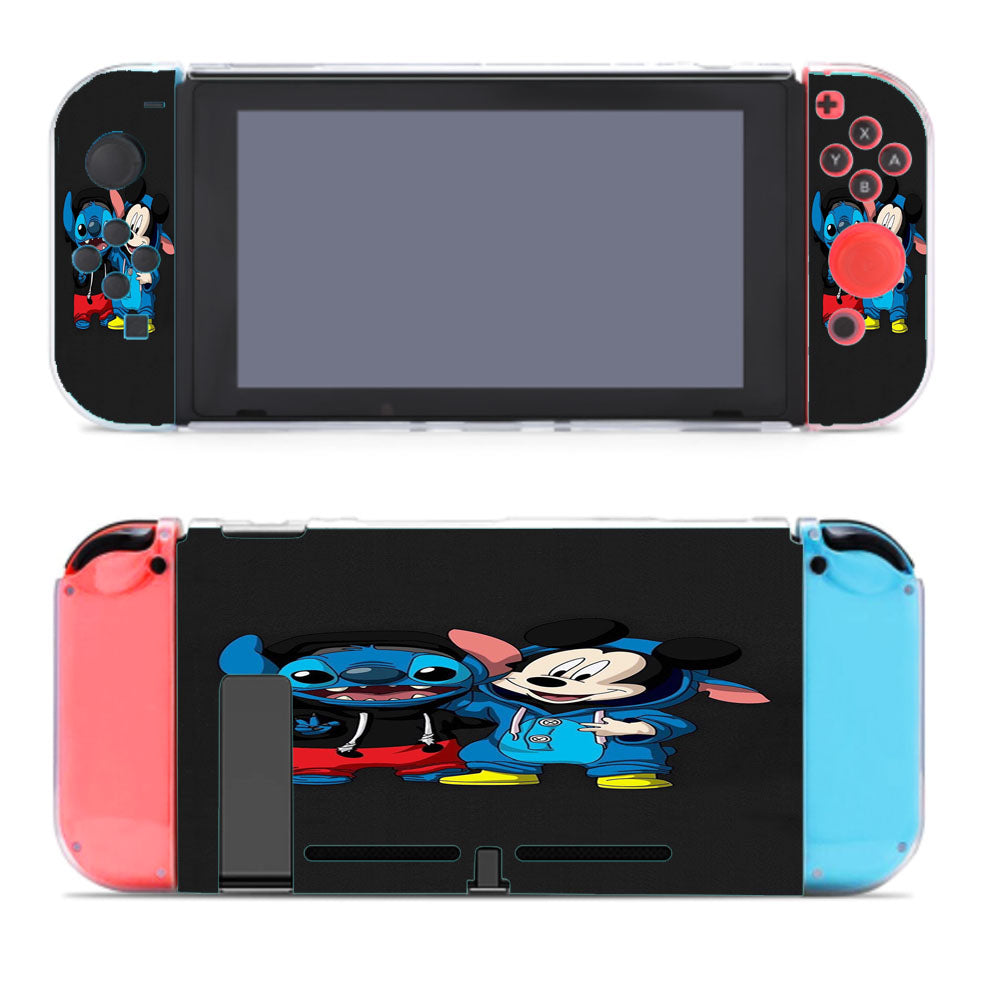 Baby Mickey Mouse And Baby Stitch Nintendo Switch Cover Case