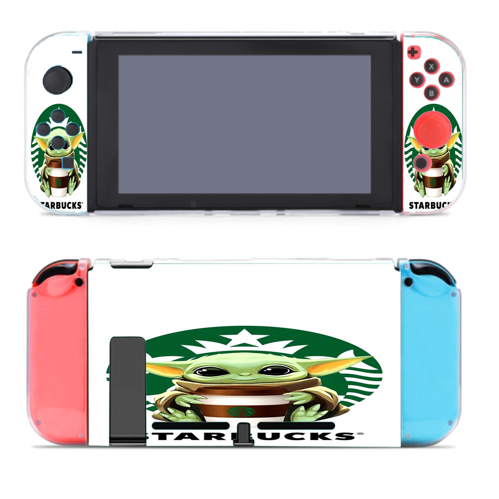 Baby Yoda X Starbucks Coffe Nintendo Switch Cover Case