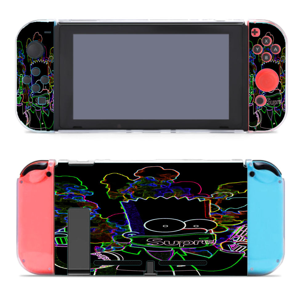 Bart Simpson In Black Nintendo Switch Cover Case