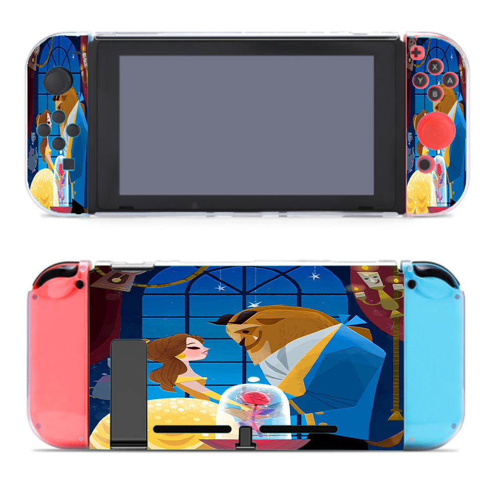 Beauty And The Beast Cartoon Poster Nintendo Switch Cover Case