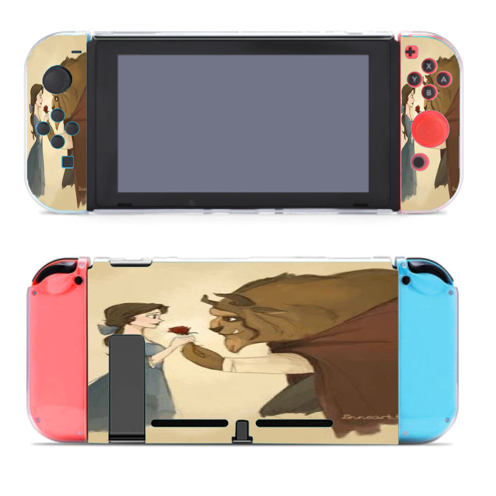 Beauty And The Beast Flower Nintendo Switch Cover Case