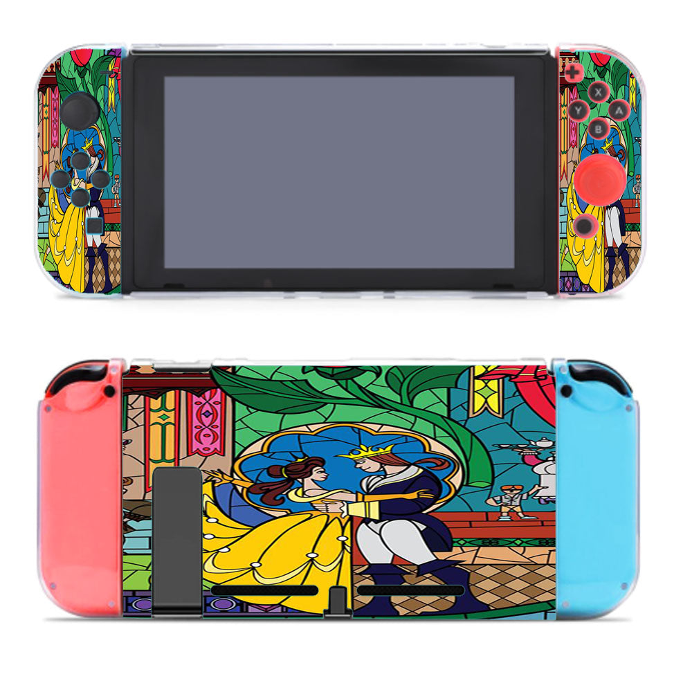 Belle Beaststainedglass Nintendo Switch Cover Case