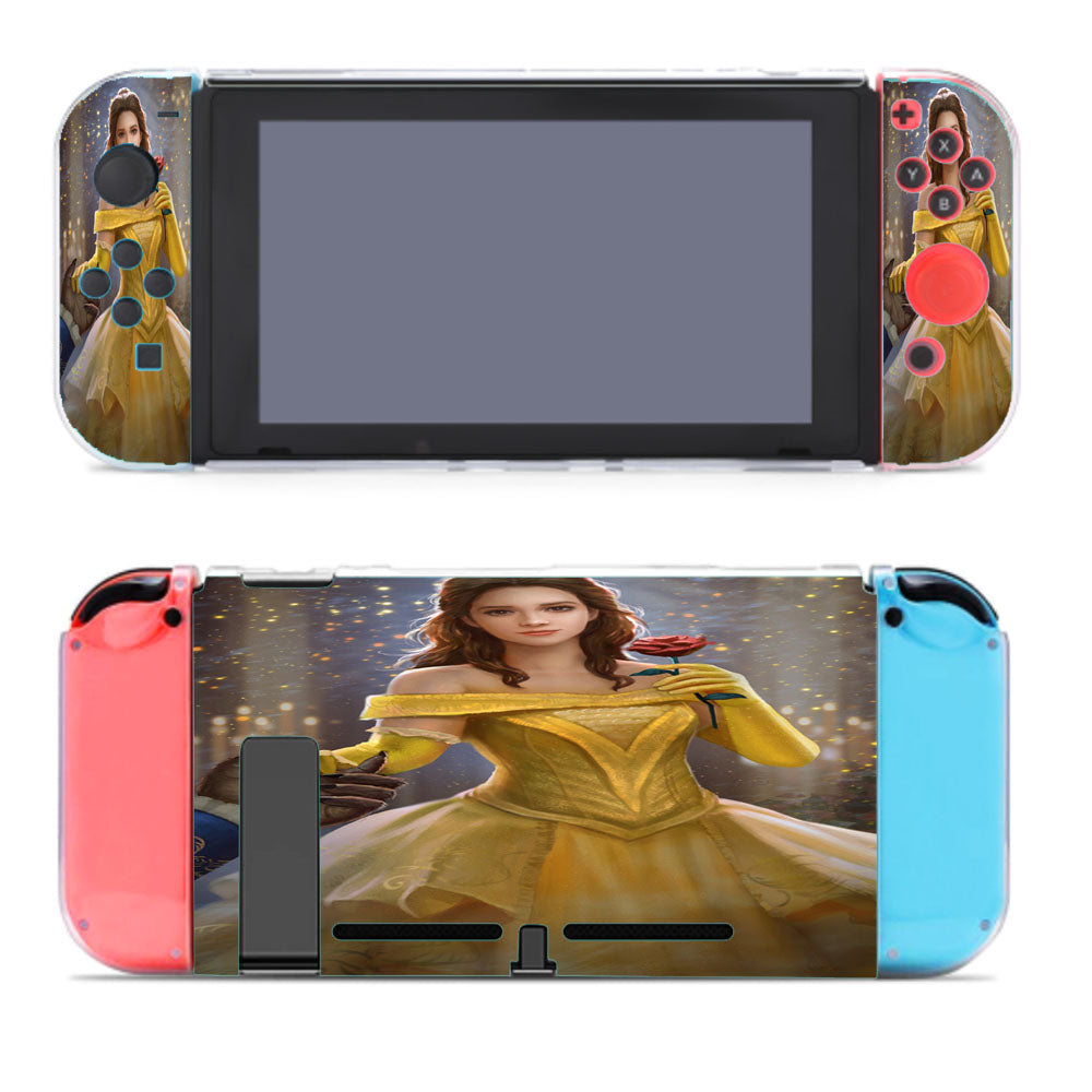 Belle Fan Art Beauty And The Beast Nintendo Switch Cover Case