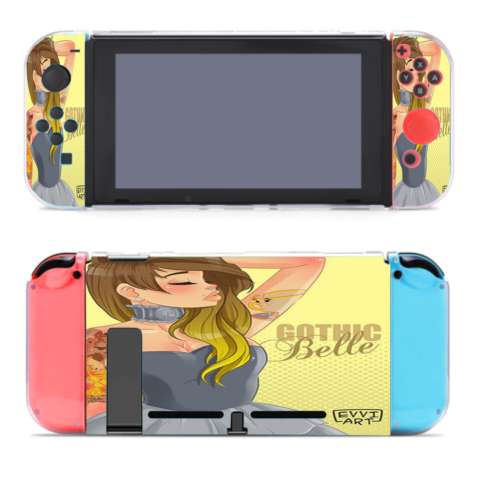 Belle Gothic Disney Nintendo Switch Cover Case