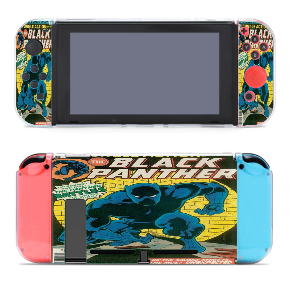 Black Panther Marvel Comic Nintendo Switch Cover Case