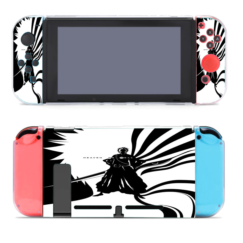 Bleach Ichigo Black And White Nintendo Switch Cover Case