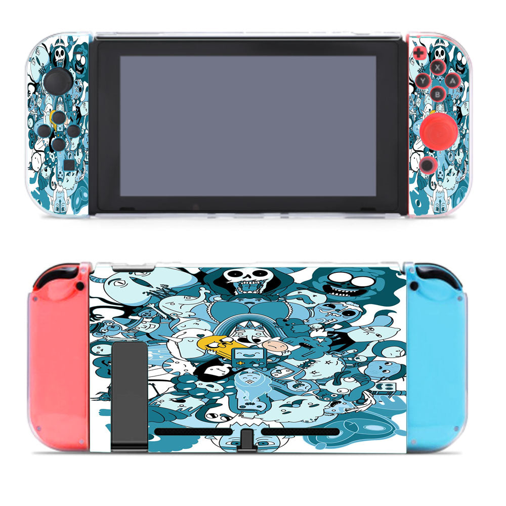 Blue Adventure Time Nintendo Switch Cover Case