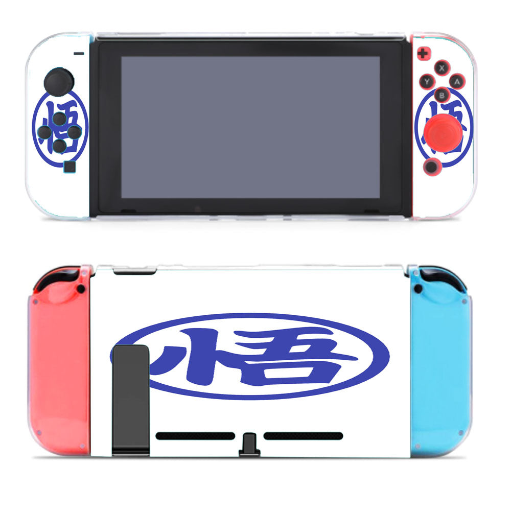 Blue Kanji Goku Dragon Ball Z Logo Nintendo Switch Cover Case
