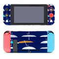 Blue Umbrella Cute Minimal Art Disney Nintendo Switch Cover Case