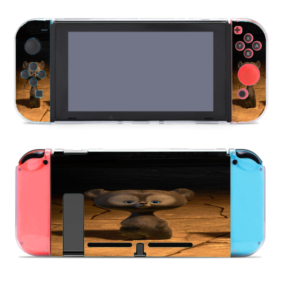Brave Cute Bear Nintendo Switch Cover Case