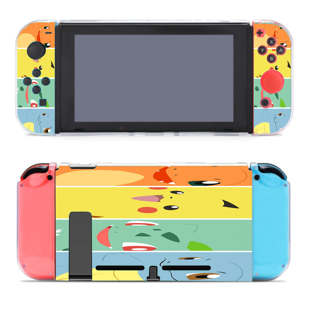 Bulbasaur Squirtle Charmander Pikachu Nintendo Switch Cover Case