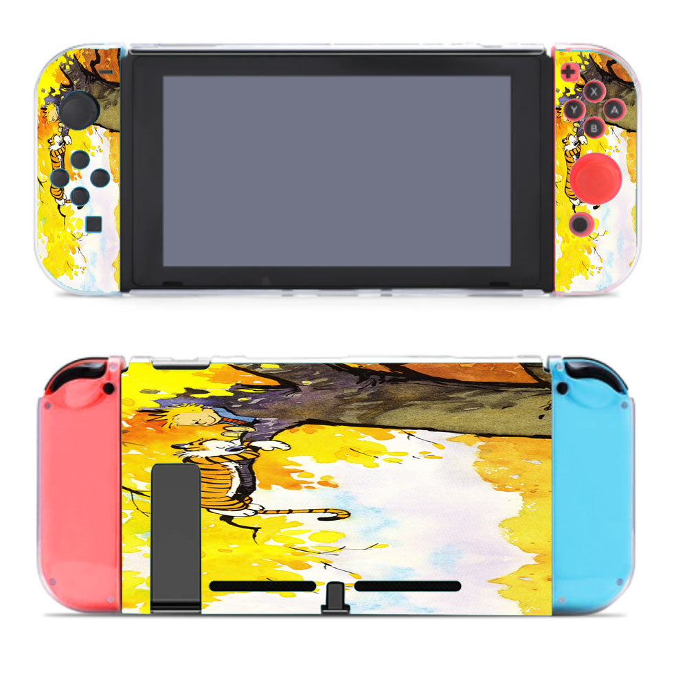 Calvin And Hobber Sleep Nintendo Switch Cover Case