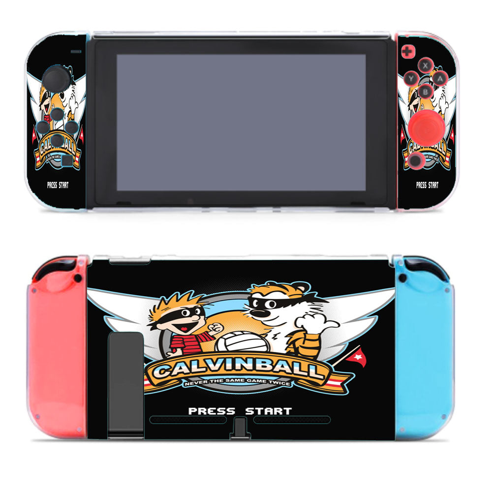 Calvin And Hobbes Black Nintendo Switch Cover Case