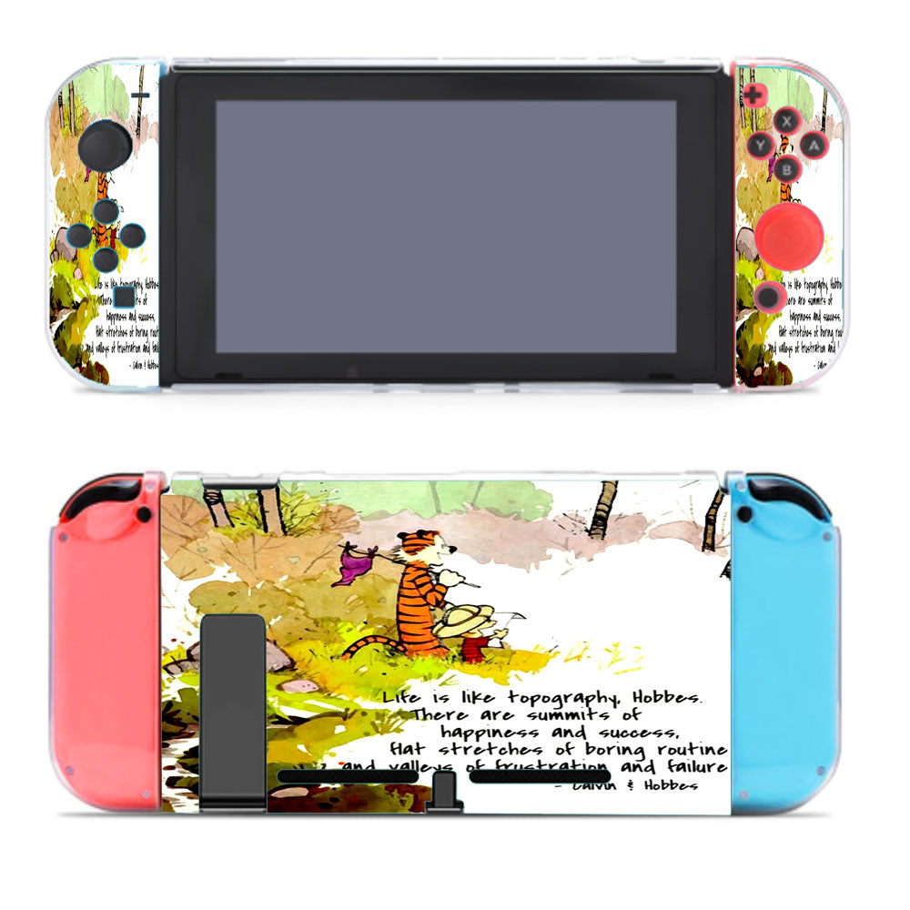 Calvin And Hobbes Life Is Like Topography Nintendo Switch Cover Case