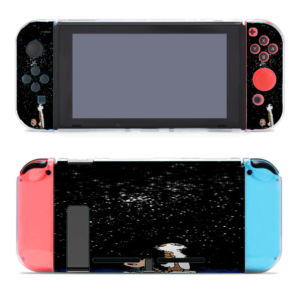 Calvin And Hobbes Looking Star Nintendo Switch Cover Case