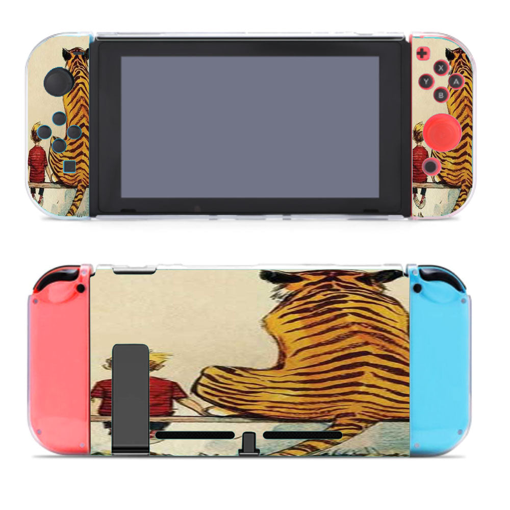 Calvin And Hobbes Realistic Nintendo Switch Cover Case