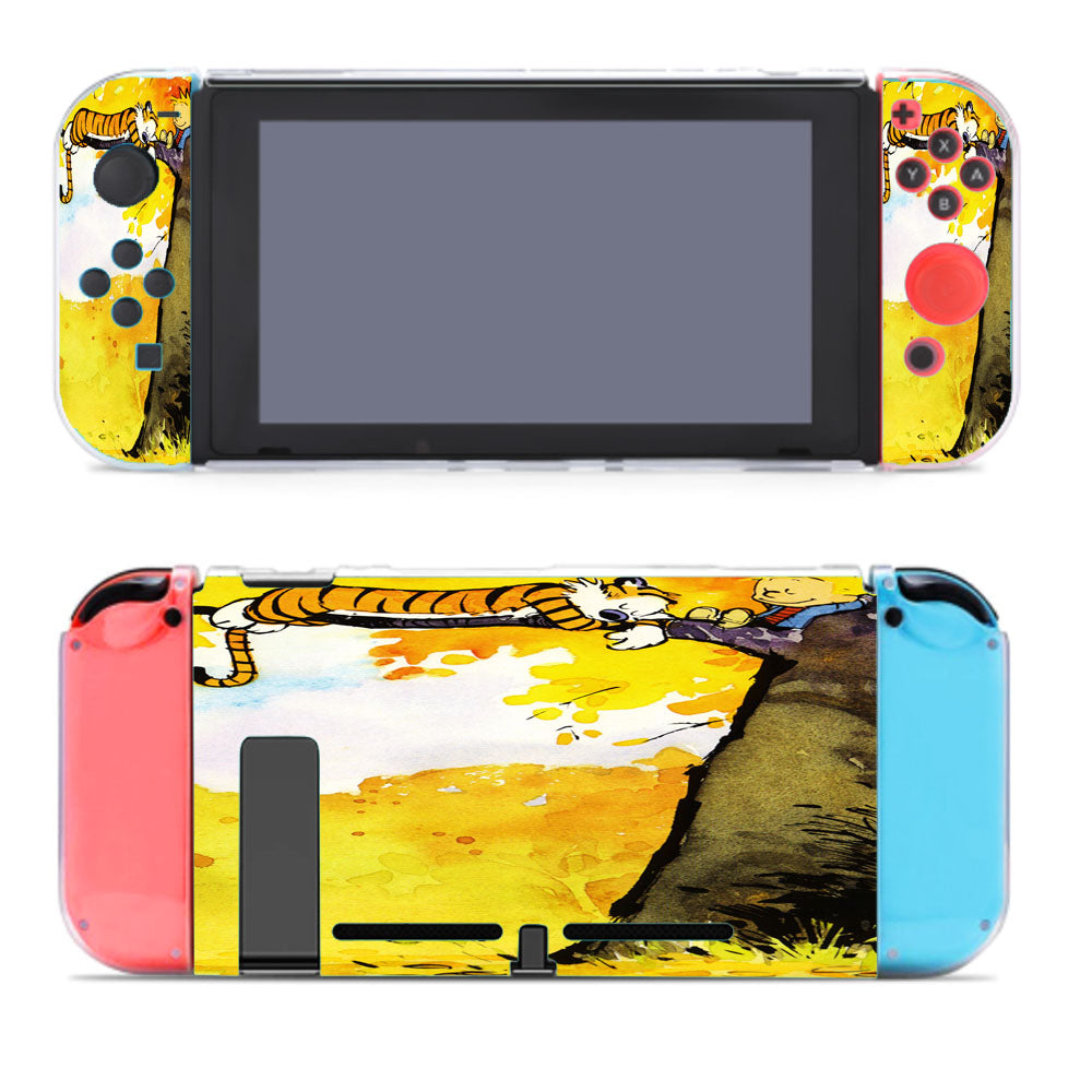 Calvin And Hobbes Relaxing Nintendo Switch Cover Case