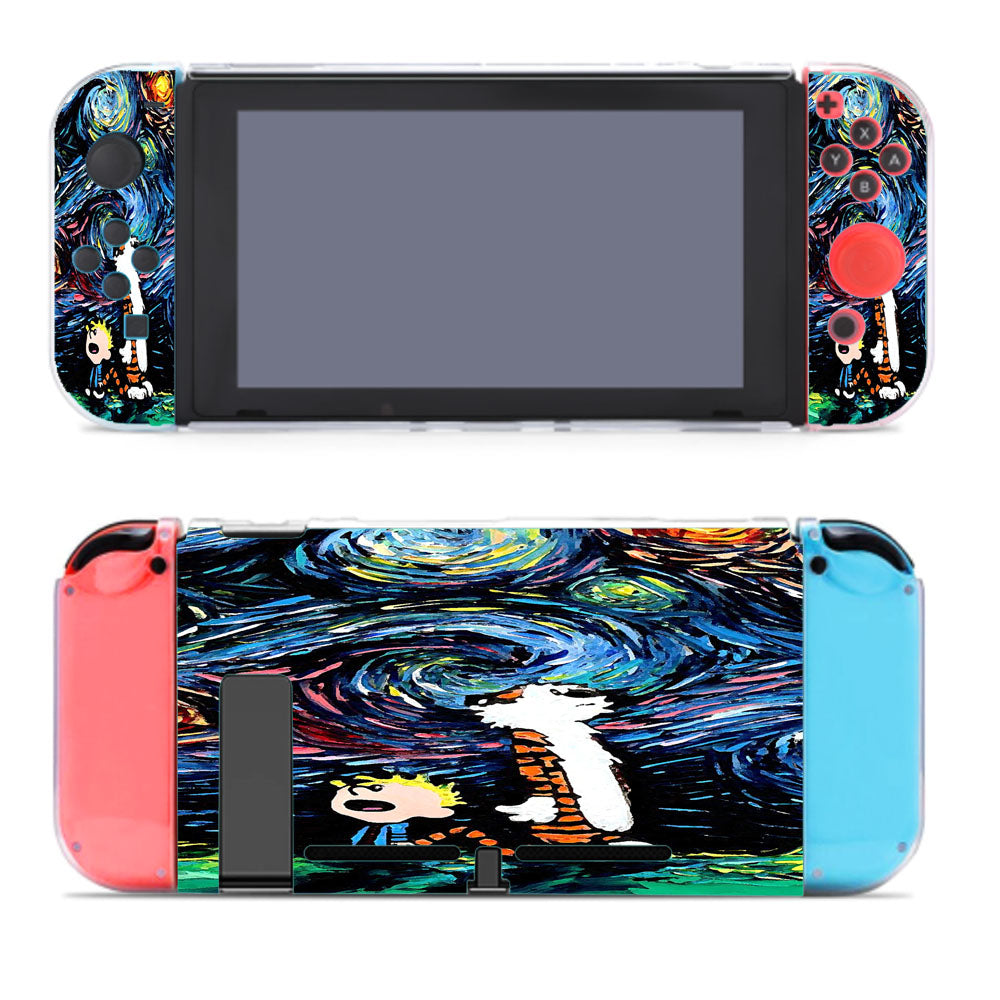 Calvin And Hobbes Starry Night Nintendo Switch Cover Case