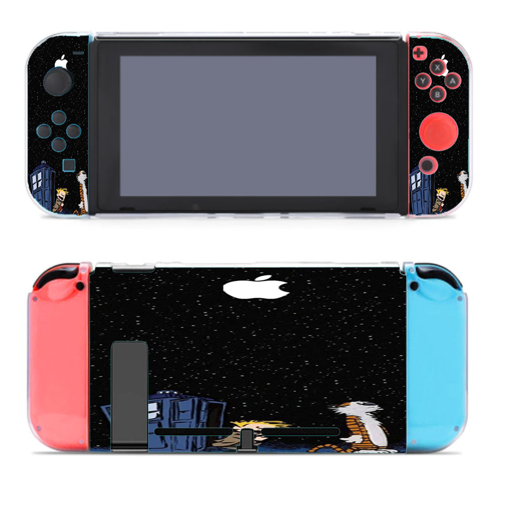 Calvin And Hobbes Tardis Nintendo Switch Cover Case