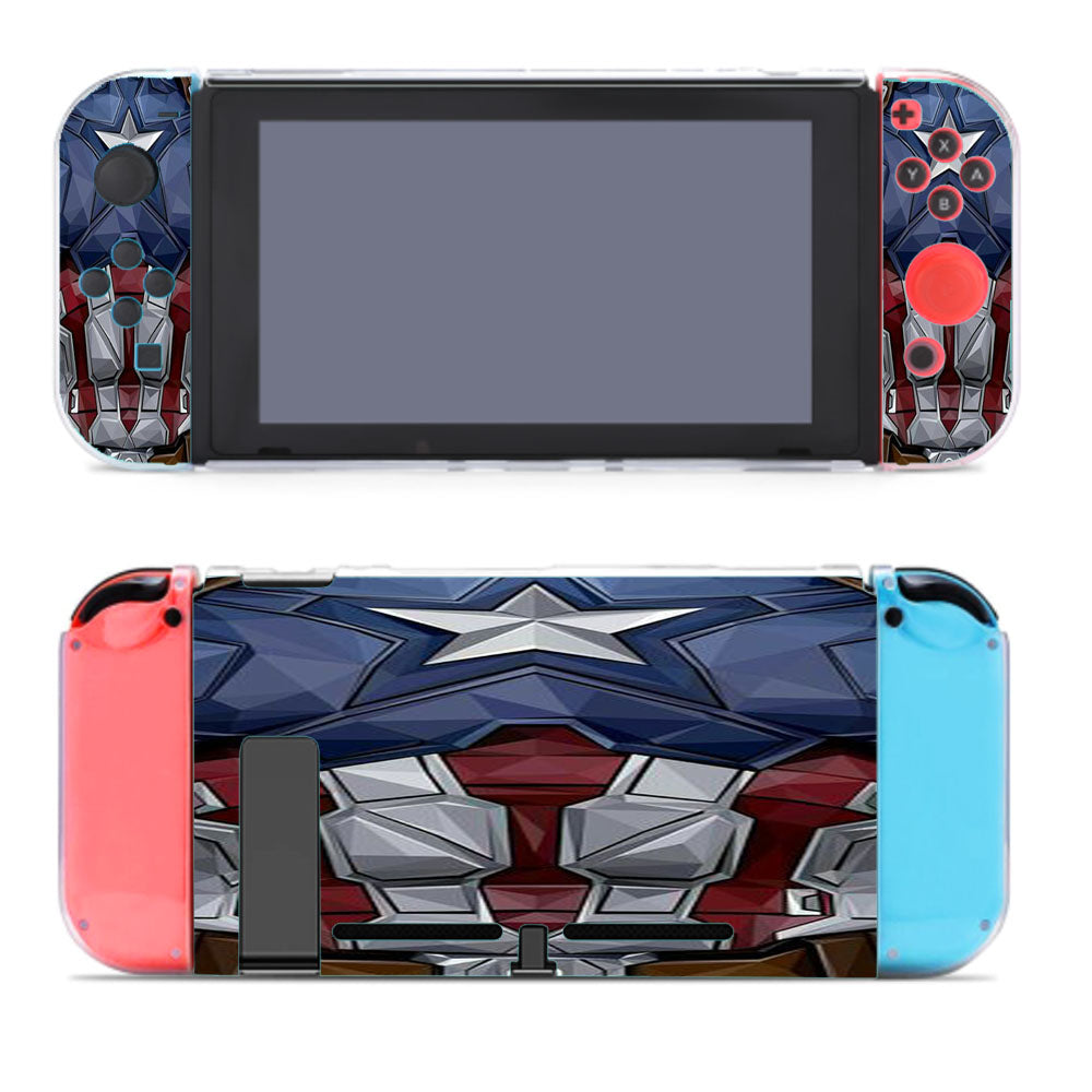 Captain America Comic Costume Nintendo Switch Cover Case