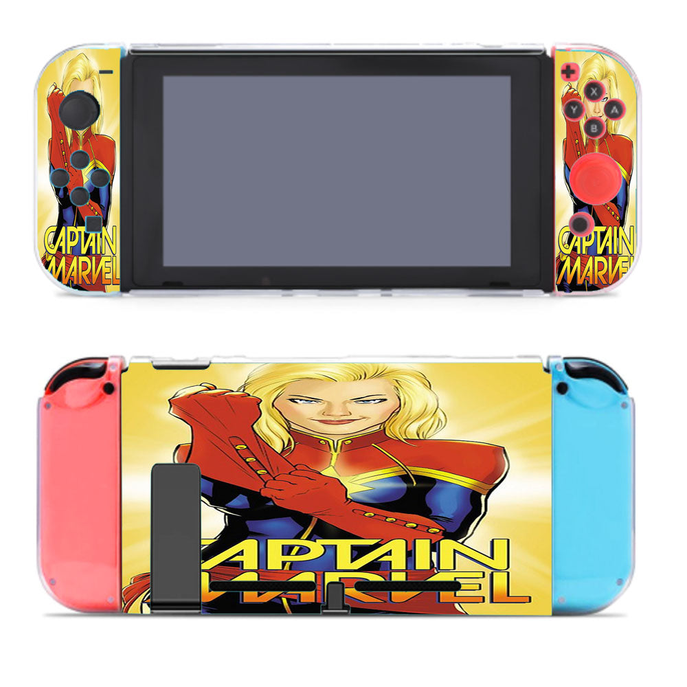Captain Marvel Art Nintendo Switch Cover Case