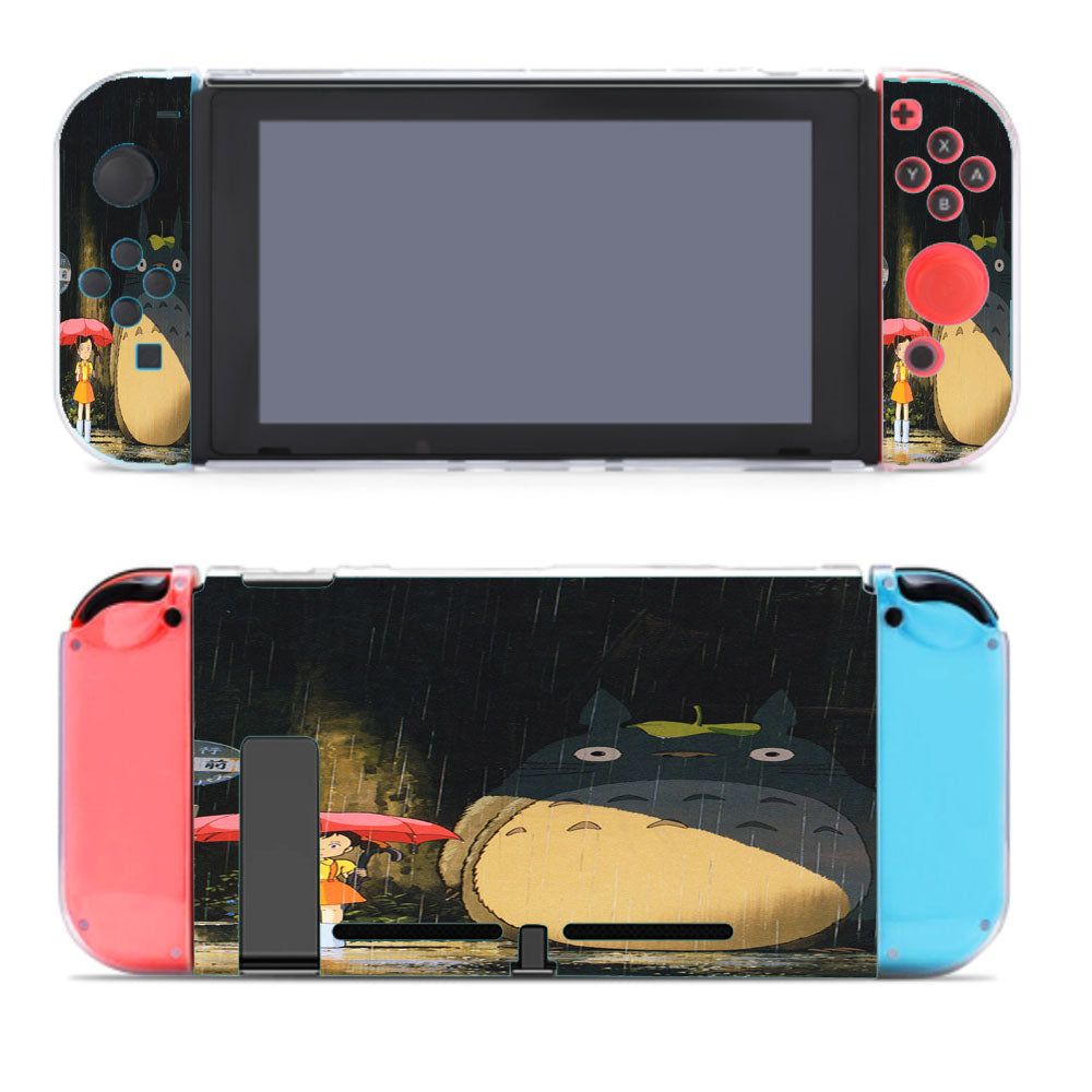 Cartoon Totoro Rain Nintendo Switch Cover Case