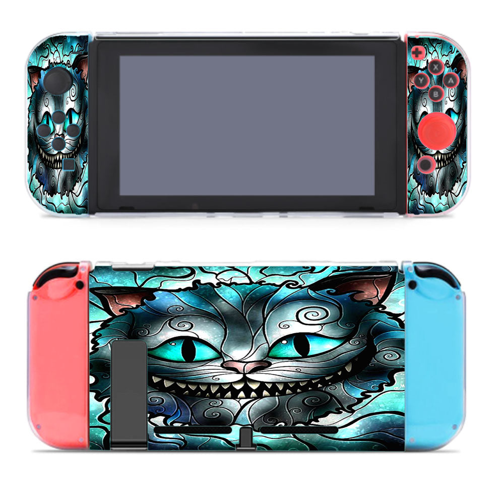 Cheshire Cat Disney Glass Alice Nintendo Switch Cover Case