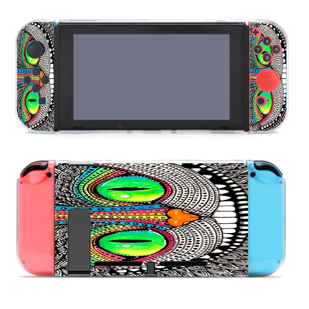 Cheshire Cat Picture Art Color Nintendo Switch Cover Case