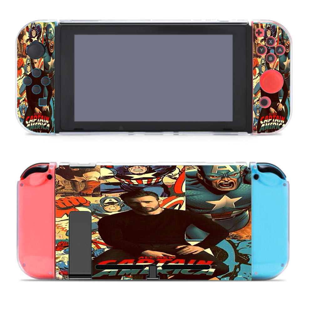Chris Evans X Captain America Comics Nintendo Switch Cover Case