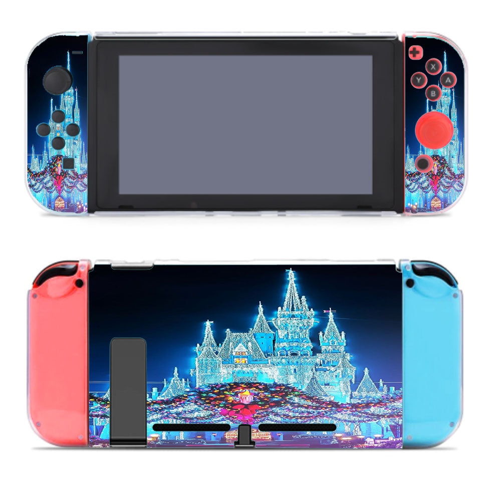 Christmas Disney Castle Nintendo Switch Cover Case