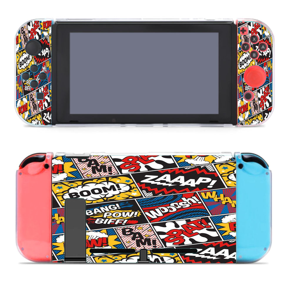 Comic Boom Classic Cartoon Pattern Nintendo Switch Cover Case