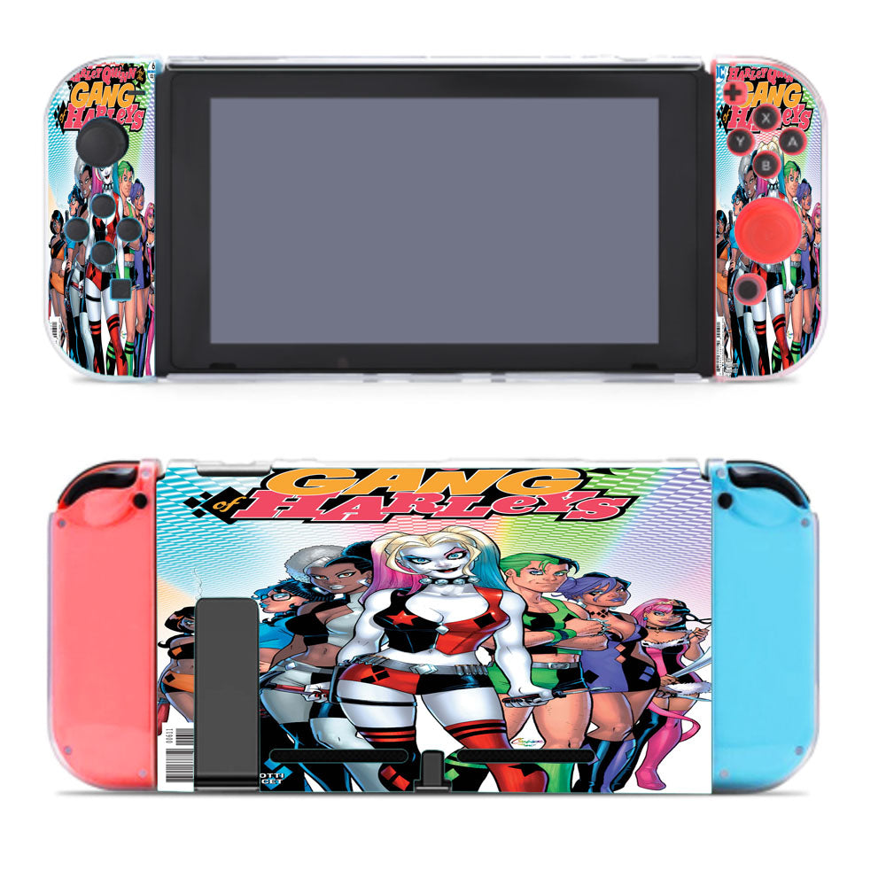 Comic Harley Quinn Gang Of Harleys Nintendo Switch Cover Case