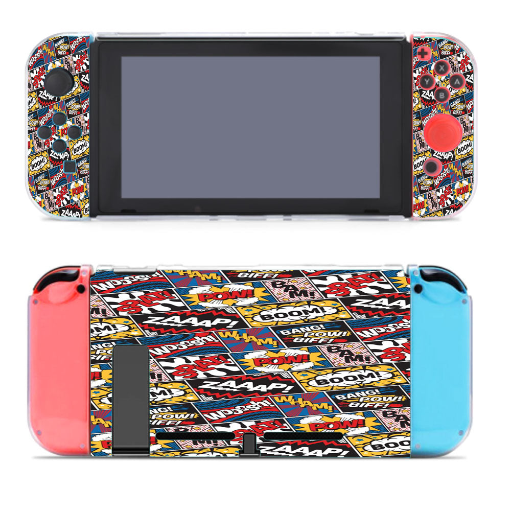 Comic Text Effect Nintendo Switch Cover Case