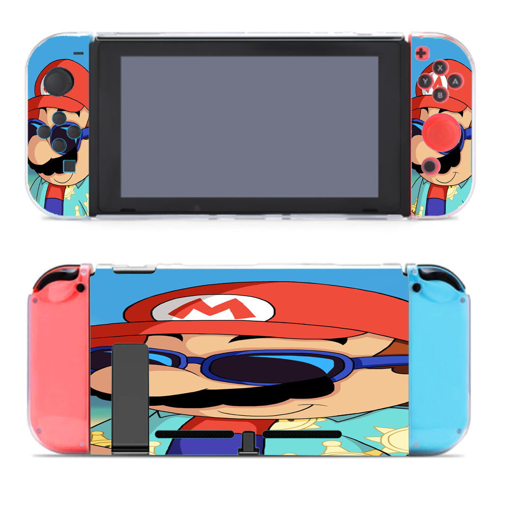 Cool Mario Bros Sea Tropical Nintendo Switch Cover Case