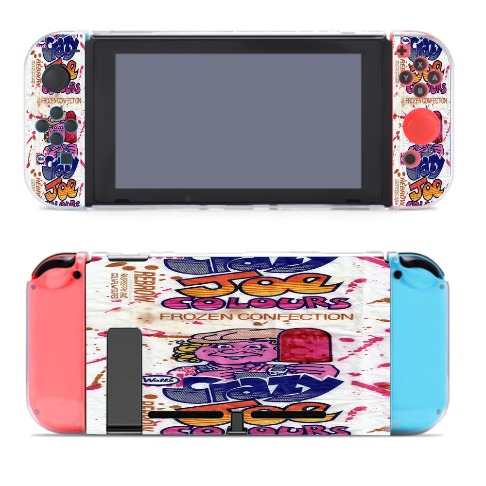 Crazy Joe Colours Frozen Ice Cream Walls Nintendo Switch Cover Case