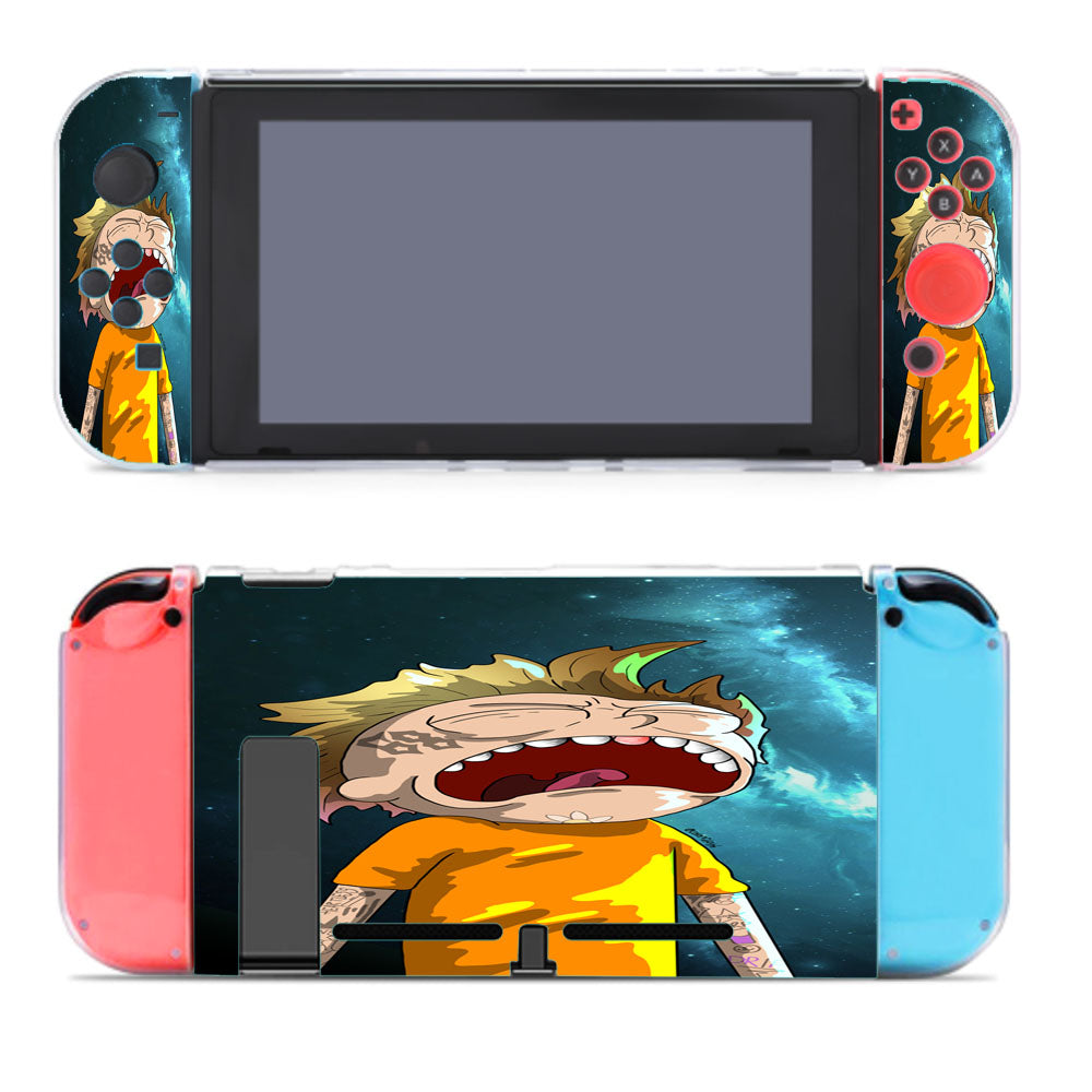 Crying Morty Digital Art Nintendo Switch Cover Case