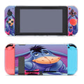 Cute Cartoon Eeyore Purple Wallpaper Nintendo Switch Cover Case